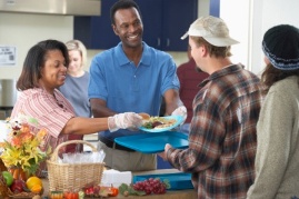 Family Volunteering at Thanksgiving Time Family Volunteering at Thanksgiving Time